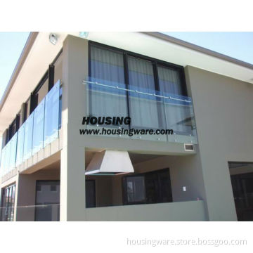 Ad Glass Railing for Airport, Super Market